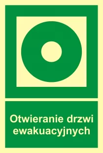 Otwieranie Drzwi Ewakuacyjnych Znak Ewakuacyjny Ac Tdc W Znakowo Pl