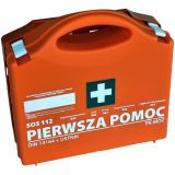 Apteczka zakładowa przemysłowa przenośna 27x27x9,5 wieszak na ścianę - Apteczki przenośne – jak wybrać i wyposażyć?