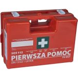 Apteczka przenośna na ścianę z wyposażeniem 28x21x11,5 wieszak na ścianę - Apteczki przenośne – jak wybrać i wyposażyć?