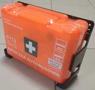 Apteczka przenośna autobusowa 26x17x8 mocowanie
