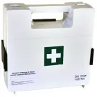 Apteczka zakładowa przemysłowa przenośna 22x22x8 wieszak na ścianę