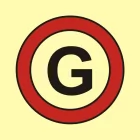 Awaryjne źródło energii elektrycznej (prądnica) - znak morski - FI117