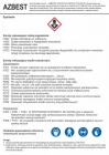 Azbest - etykieta chemiczna, oznakowanie opakowania - LC024