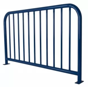Bariera chodnikowa U-11a zółta, szczeblinkowa - na stopie