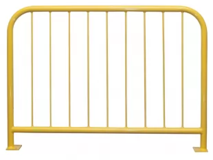 Bariera chodnikowa U-11a zółta, szczeblinkowa - na stopie