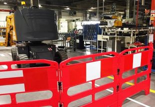 Bariera zabezpieczająca plastikowa Gardian / Utylity - komplet 4x1m, czerwona