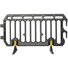 Barierka drogowa Enigma - zapora zabezpieczająca, ostrzegawcza, tymczasowa U-20 PCV szara z nóżkami