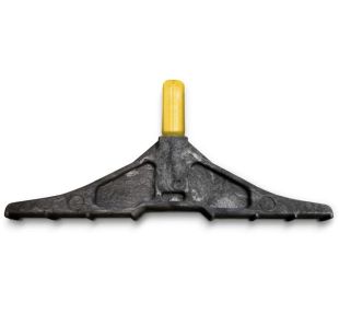 Barierka drogowa Enigma - zapora zabezpieczająca, ostrzegawcza, tymczasowa U-20 PCV szara z nóżkami