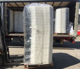 Barierka drogowa Enigma - zapora zabezpieczająca, ostrzegawcza, tymczasowa U-20 PCV z nóżkami