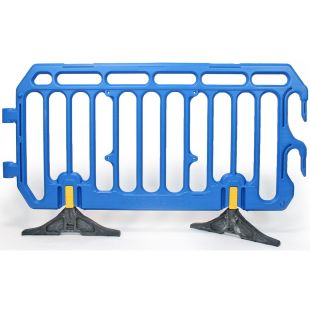 Barierka drogowa Enigma - zapora zabezpieczająca, ostrzegawcza, tymczasowa U-20 PCV z nóżkami