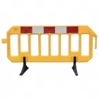 Barierka drogowa Neos Yel - zapora zabezpieczająca, ostrzegawcza, tymczasowa U-20 PCV żółta z nóżkami - Neos Yel Barierka drogowa Neos Yel - zapora zabezpieczająca, ostrzegawcza, tymczasowa U-20 PCV żółta z nóżkami