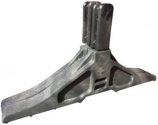 Barierka drogowa Neos Yel - zapora zabezpieczająca, ostrzegawcza, tymczasowa U-20 PCV żółta z nóżkami