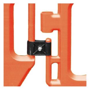 Barierka drogowa Revia / Eurovision - zapora zabezpieczająca, ostrzegawcza, tymczasowa biała plastikowa