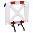 Barierka tymczasowa, zabezpieczająca U-20 - studzienkowa typu X 1m - U-20 gaz 1m Barierka tymczasowa, zabezpieczająca U-20 - studzienkowa typu X 1m