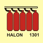 Bateria butli halonu 1301 - znak morski - FA009