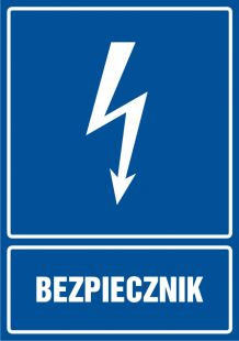 Bezpiecznik - znak elektryczny