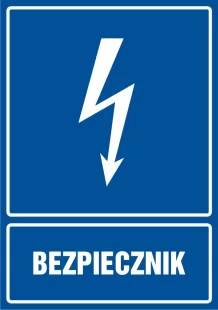 Bezpiecznik - znak elektryczny
