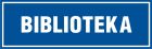 Biblioteka - znak informacyjny - PB049