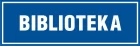 Biblioteka - znak informacyjny - PB049