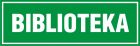 Biblioteka - znak informacyjny - PB117