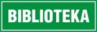 Biblioteka - znak informacyjny - PB117
