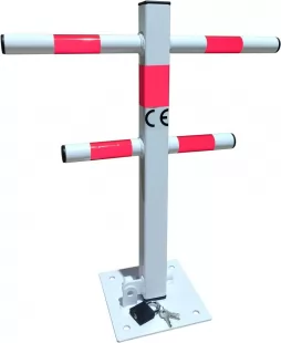 Blokada parkingowa - na kłódkę - choinka, jeż 60 cm - ocynkowany, lakierowany