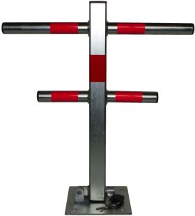 Blokada parkingowa na kłódkę - Choinka/Jeż 60 cm, ocynkowana