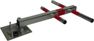 Blokada parkingowa na kłódkę - Choinka/Jeż 60 cm, ocynkowana