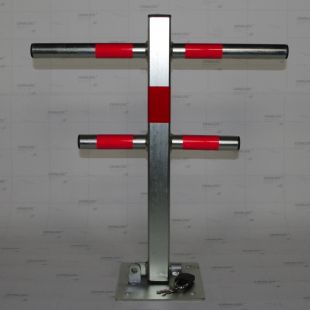 Blokada parkingowa na kłódkę - Choinka/Jeż 60 cm, ocynkowana