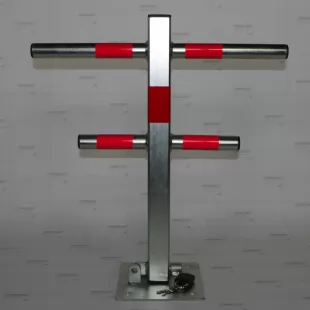 Blokada parkingowa na kłódkę - Choinka/Jeż 60 cm, ocynkowana