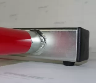 Blokada parkingowa na kłódkę - Choinka/Jeż 60 cm, ocynkowana