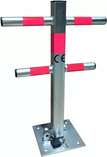 Blokada parkingowa na kłódkę - Choinka/Jeż 60 cm, ocynkowana