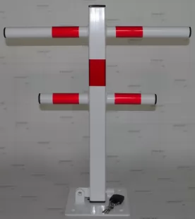 Blokada parkingowa na kłódkę - Choinka/Jeż 60 cm, ocynkowana, lakierowana