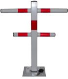 Blokada parkingowa na kłódkę - Choinka/Jeż 60 cm, ocynkowana, lakierowana - Blokady parkingowe – przepisy