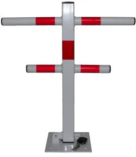 Blokada parkingowa na kłódkę - Choinka/Jeż 60 cm, ocynkowana, lakierowana