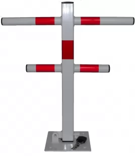 Blokada parkingowa na kłódkę - Choinka/Jeż 60 cm, ocynkowana, lakierowana