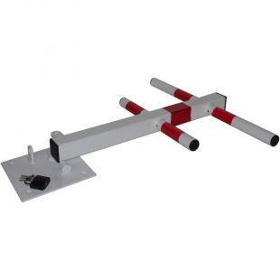 Blokada parkingowa na kłódkę - Choinka/Jeż 60 cm, ocynkowana, lakierowana