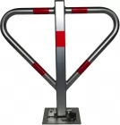 Blokada parkingowa na kłódkę - Motyl 60 cm, ocynkowana