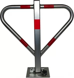 Blokada parkingowa na kłódkę - Motyl 60 cm, ocynkowana