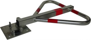 Blokada parkingowa na kłódkę - Motyl 60 cm, ocynkowana