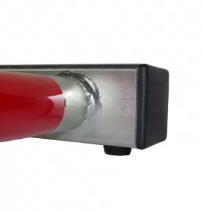 Blokada parkingowa na kłódkę - Motyl 60 cm, ocynkowana