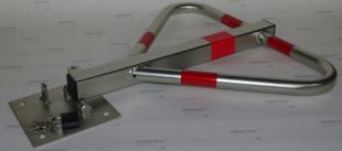 Blokada parkingowa na kłódkę - Motyl 60 cm, ocynkowana