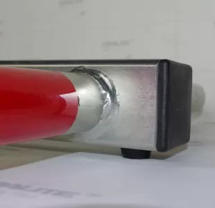 Blokada parkingowa na kłódkę - Motyl 60 cm, ocynkowana