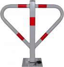 Blokada parkingowa na kłódkę - Motyl 60 cm, ocynkowana, lakierowana