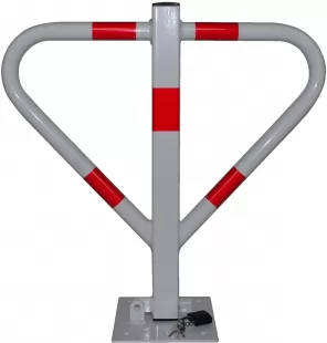 Blokada parkingowa na kłódkę - Motyl 60 cm, ocynkowana, lakierowana