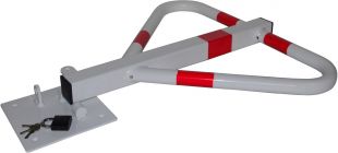 Blokada parkingowa na kłódkę - Motyl 60 cm, ocynkowana, lakierowana