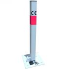 Blokada parkingowa na kłódkę - Słupek blokujący 60 cm, ocynkowana, lakierowana