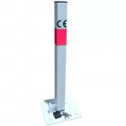 Blokada parkingowa - na kłódkę - słupek blokujący 60 cm - ocynkowany, lakierowany