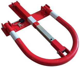 Blokada parkingowa na kłódkę - Typ U 52 cm, ocynkowana, lakierowana