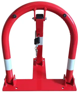 Blokada parkingowa na kłódkę - Typ U 52 cm, ocynkowana, lakierowana